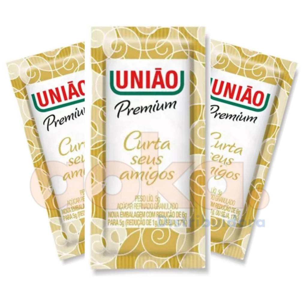 Açucar União Sache Premium Sachês 5g Caixa 400 Sachês em Oferta na Shopee