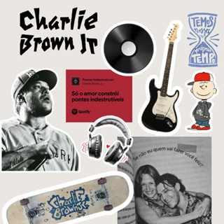 19 Adesivos Stickers À prova d'água do Charlie Brown Jr CBJr Para Decoração e Personalização Colagem Journal Diário em Oferta na Shopee