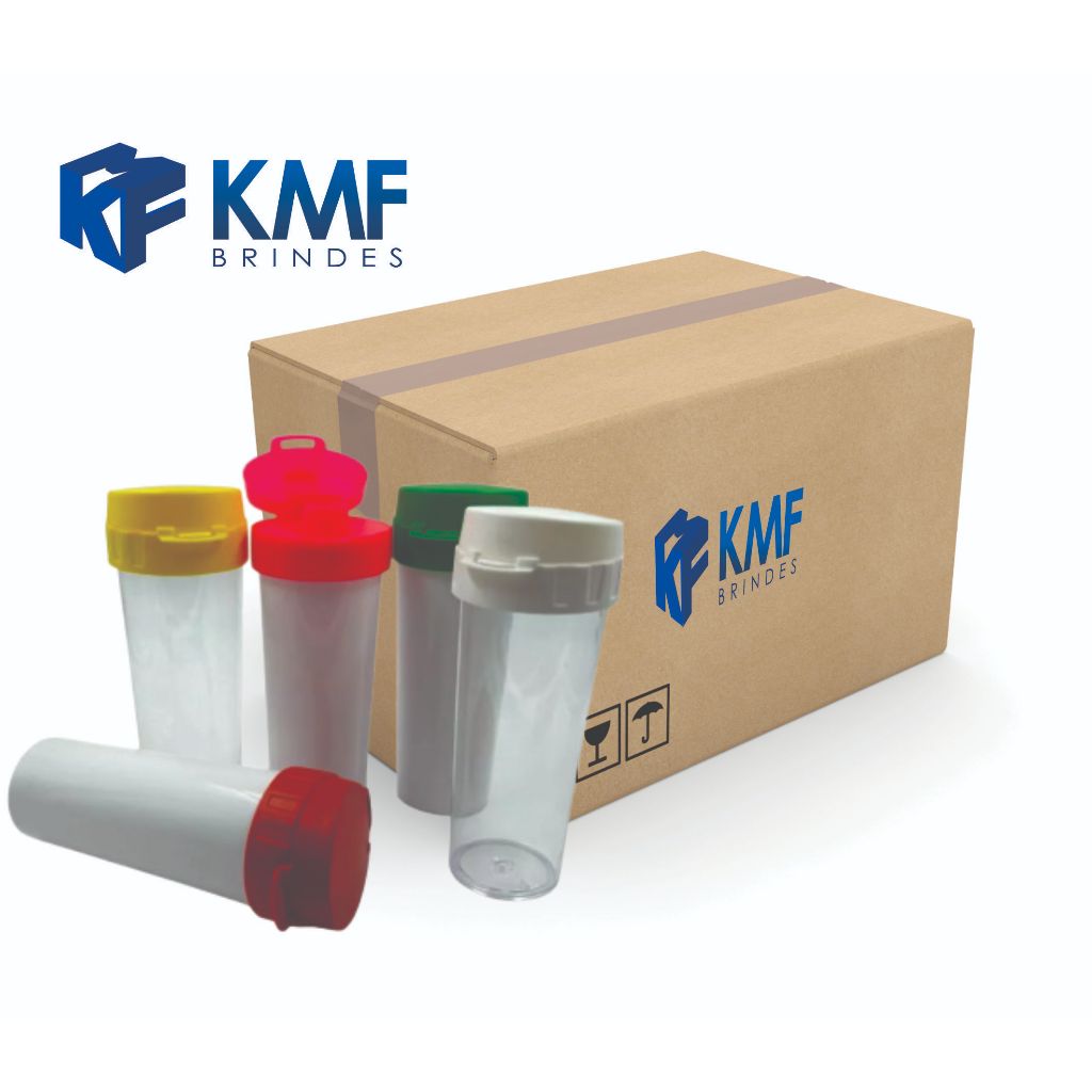 Kit 40 Garrafas Acqua Bio Eco Liso para Academia, Eventos, Brindes Corporativos Coqueteleira Squeeze