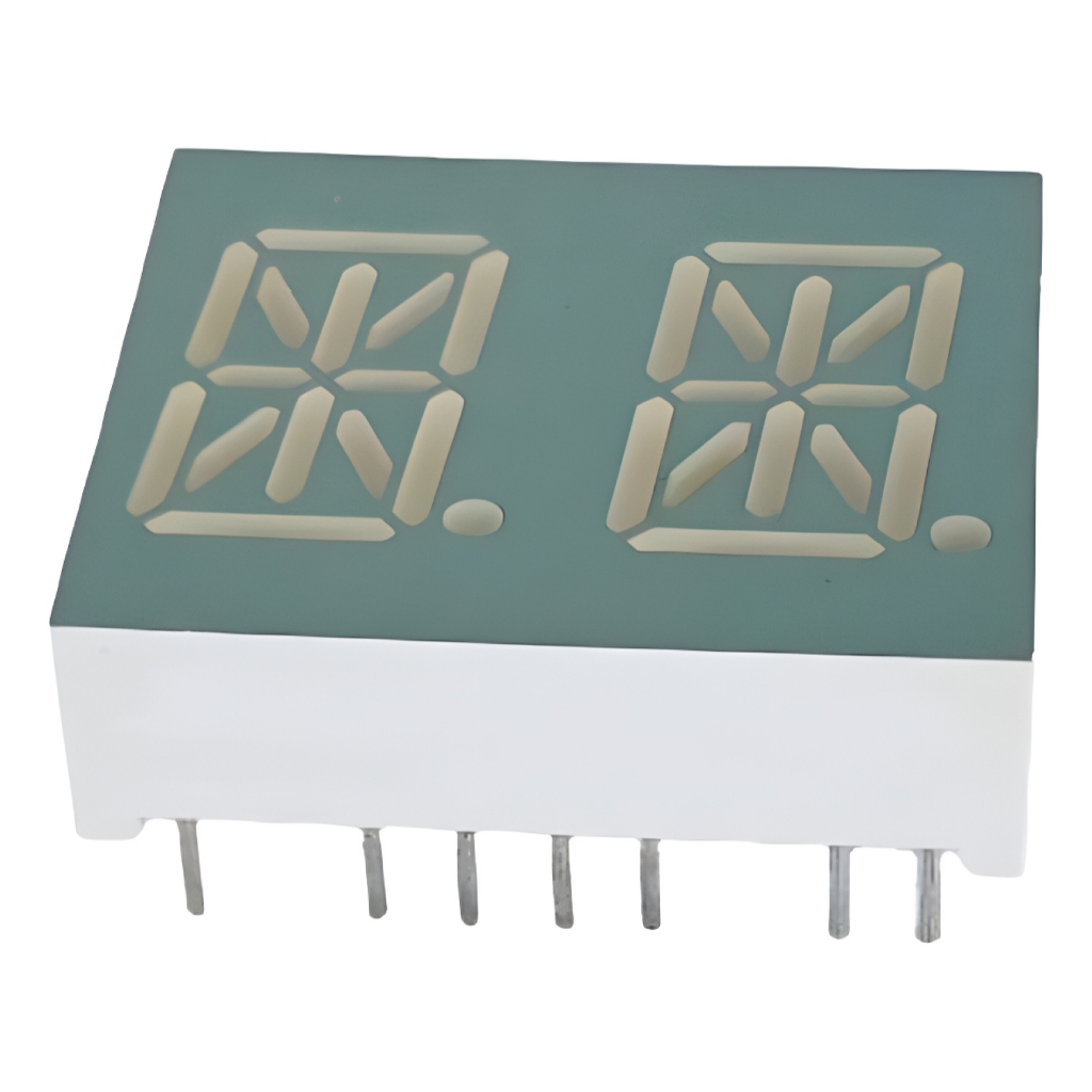 Kit 5 peças tela Display De Led Alfanumérico 0,54 polegadas 2 Dígitos Vermelho Catodo Arduino