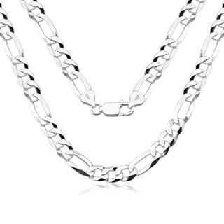 Corrente Masculina Grossa Grumet 3x1 60cm 8mm Prata 925 em Oferta na Shopee