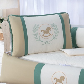 Kit Berço Americano Horse 100% Algodão Bordado 10 Peças Clássico Enxoval De Bebê em Oferta na Shopee