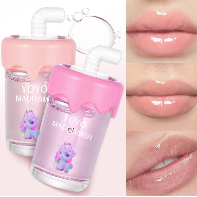 Kit Com 3 Lip Gloss Magic Unicórnio Com Cheiro De Frutas YYC-0030