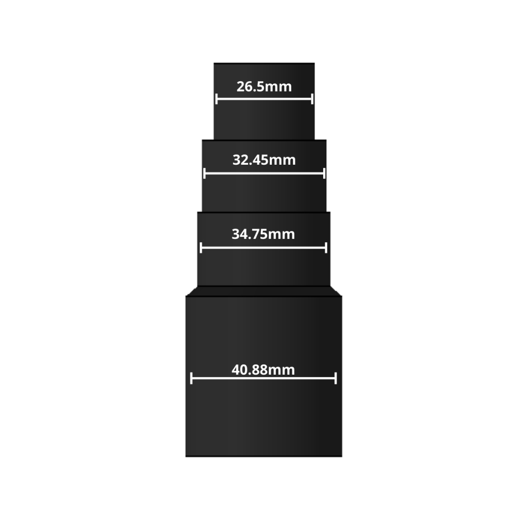 Adaptador Bico Aspirador 26.5mm 40.88mm Universal FATI