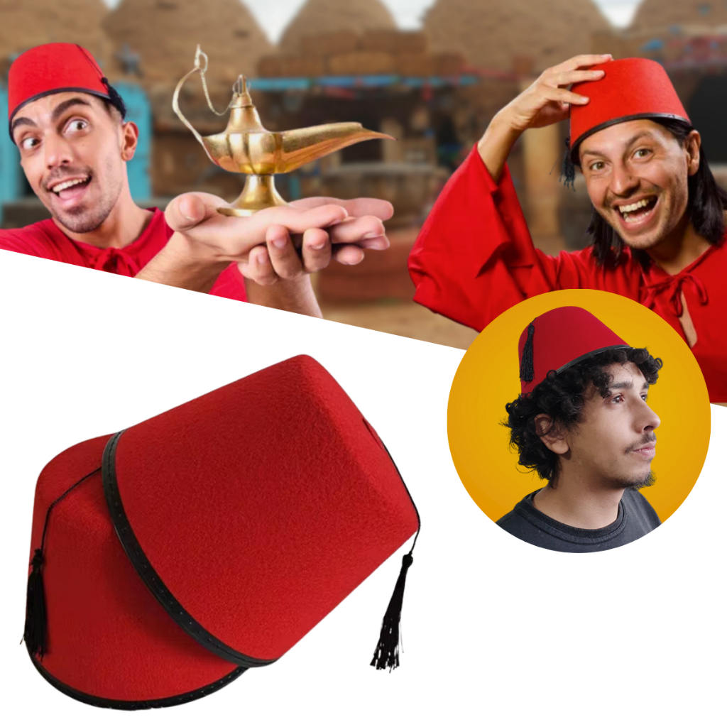 Chapeu de Feltro Vermelho - Comprar com Melhor Preço em Bonés, Chapéus e Toucas