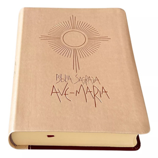 Bíblia Sagrada Frei Gilson Capa Eucaristia Editora Ave Maria em Oferta na Shopee