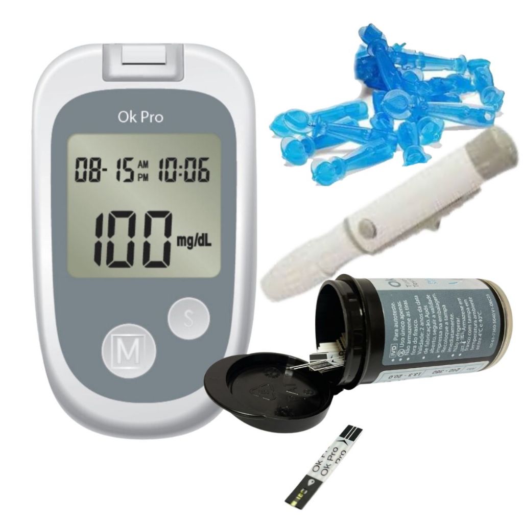 Kit Completo Ok Pro Aparelho+caneta+50 Tiras em Oferta na Shopee