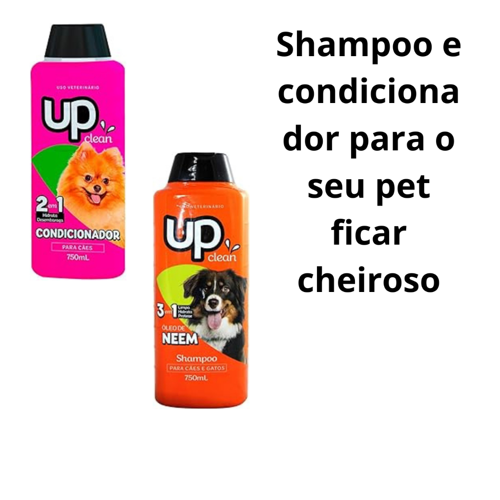 kit Condicionador 2 em 1, 750ml Up Clean +  Shampoo Up Clean Óleo de Neem 750ML