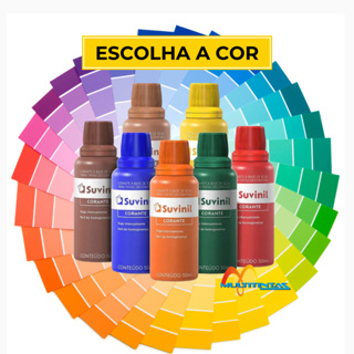 Corante Líquido Cores 50ml Tingimento de Tinta Suvinil em Oferta na Shopee
