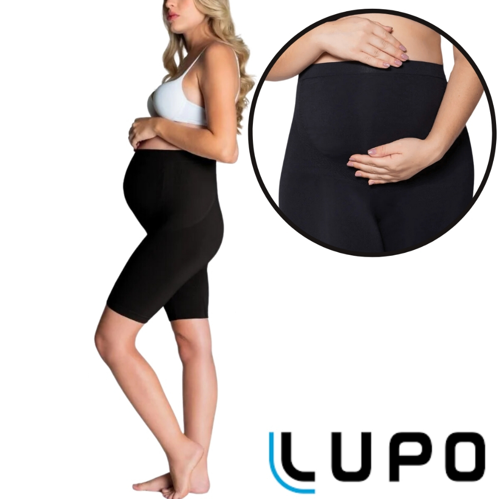 Bermuda Gestante Feminina Loba Lupo Confortável Microfibra em Oferta na Shopee
