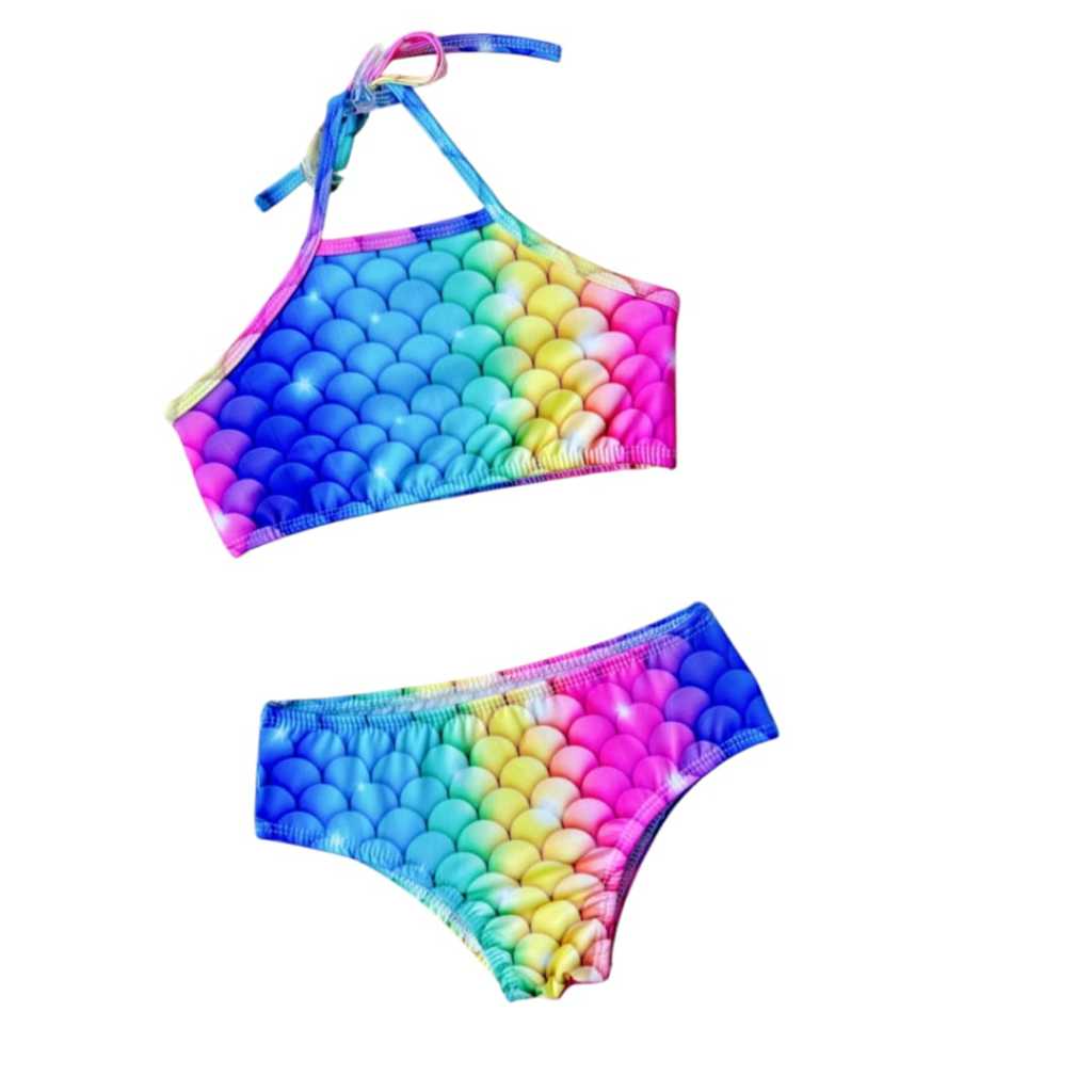 Biquini infantil sereia moda blogueirinha biquini sereia carnaval