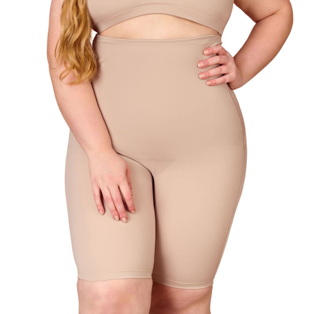 Bermuda Cinta Modeladora Plus Size Bercinta Sem Costura Afina Cintura Emagrecedora 2 em 1 Empina Bumbum em Oferta na Shopee