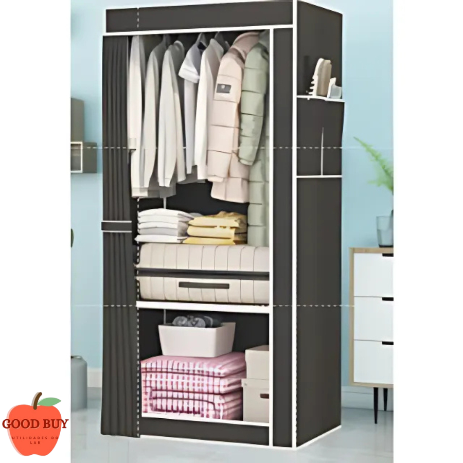 Guarda Roupa Solteiro Armário Organizador De Roupa Armário Inteligente