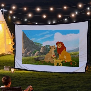 Tela Do Projetor 16 : 9 Em Poliéster Para Projeção, Frontal E Traseira em Oferta na Shopee