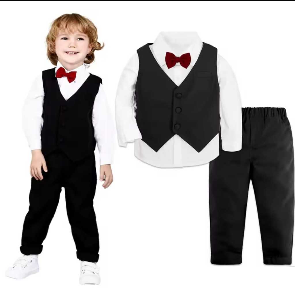 Conjunto Social Menino Festa Colete Gravata