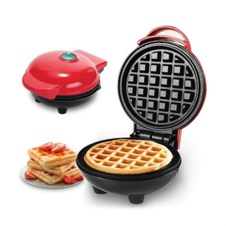 Mini Maquina De Waffles Panquecas Automático Elétricos Portátil 110v Doméstica 350w Panela Elétrica De waffle em Oferta na Shopee