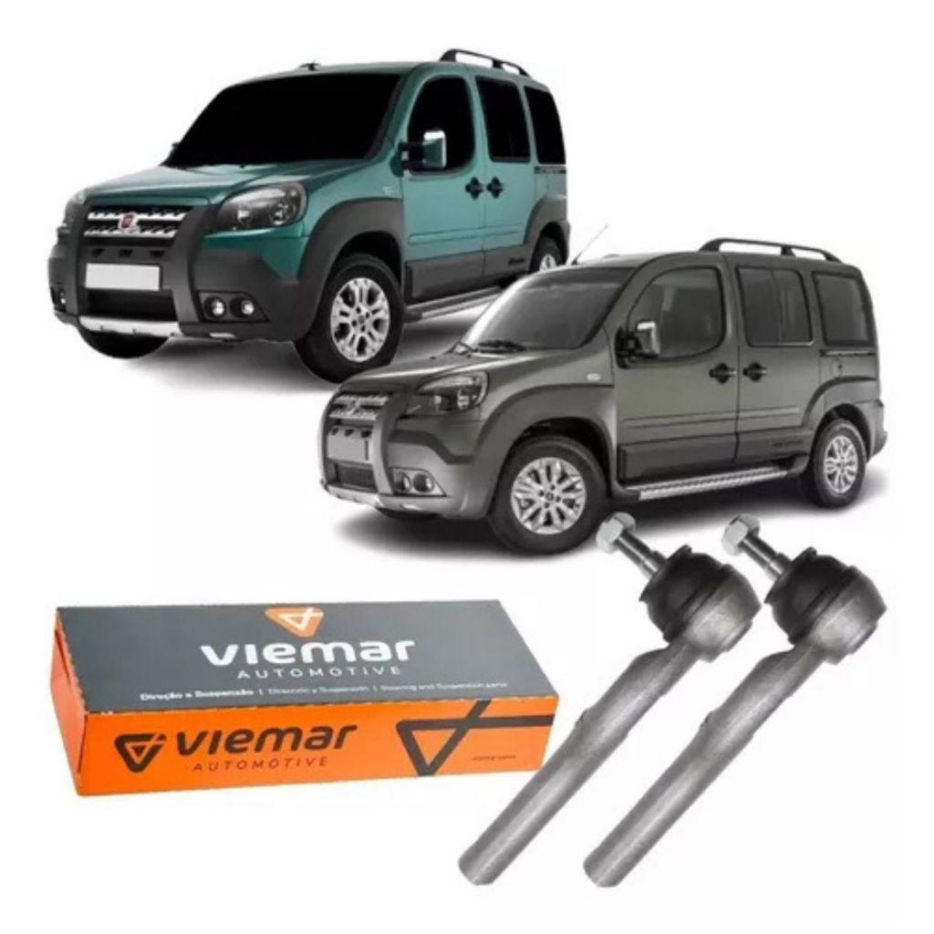 Par Terminal Direção Viemar Fiat Doblô Adv 1.8 8v 2014 2017