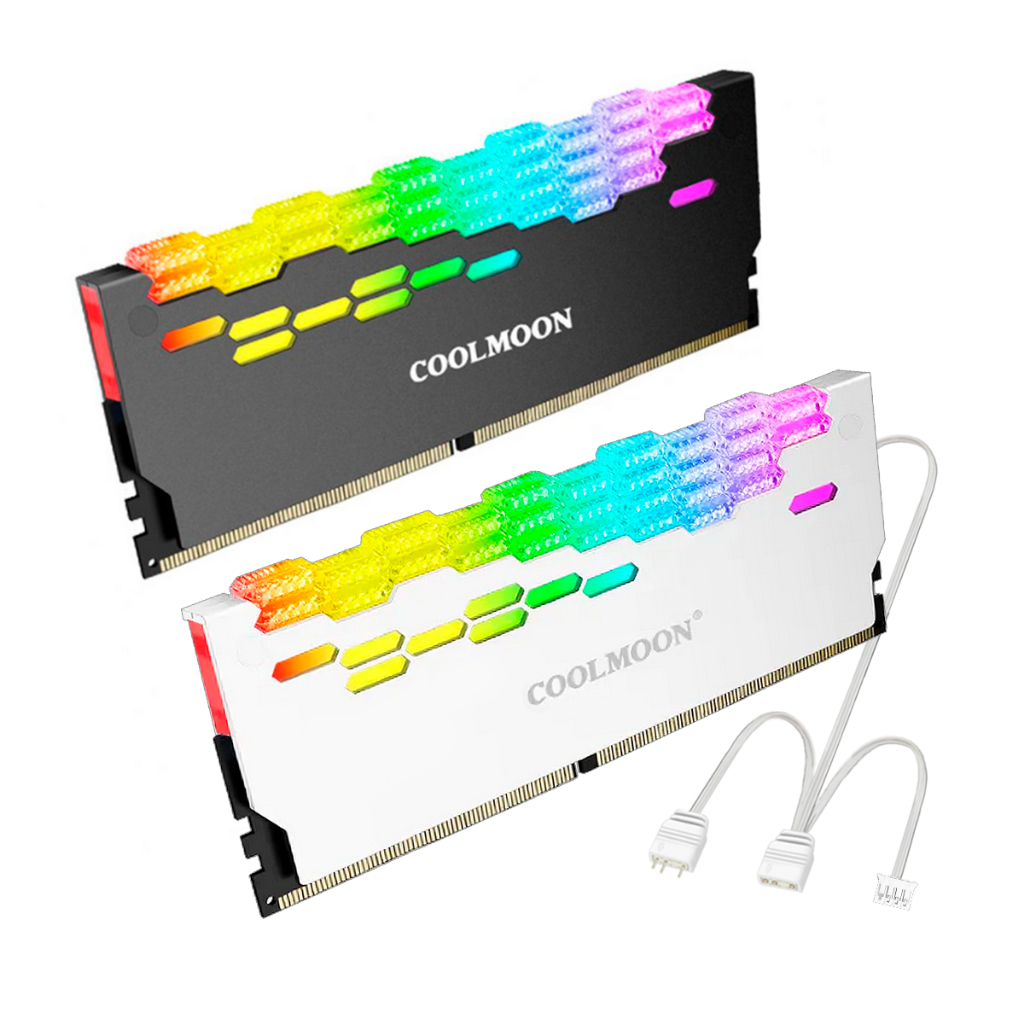 Dissipador De Calor Memória Ram Argb 5V 3 Pinos Controlável