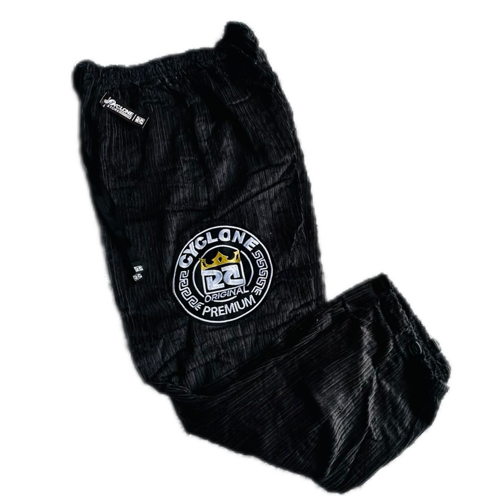 Calça Da Cyclone Veludo Pretona Chave