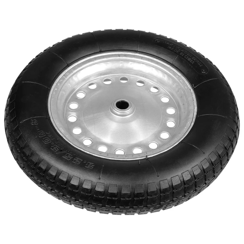 Roda Carrinho de Mão Completa Pneu e Câmara Carriola Carga Obra Reforçada