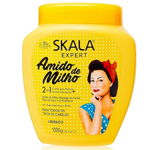 Creme Tratamento 1Kg Amido de Milho, Skala