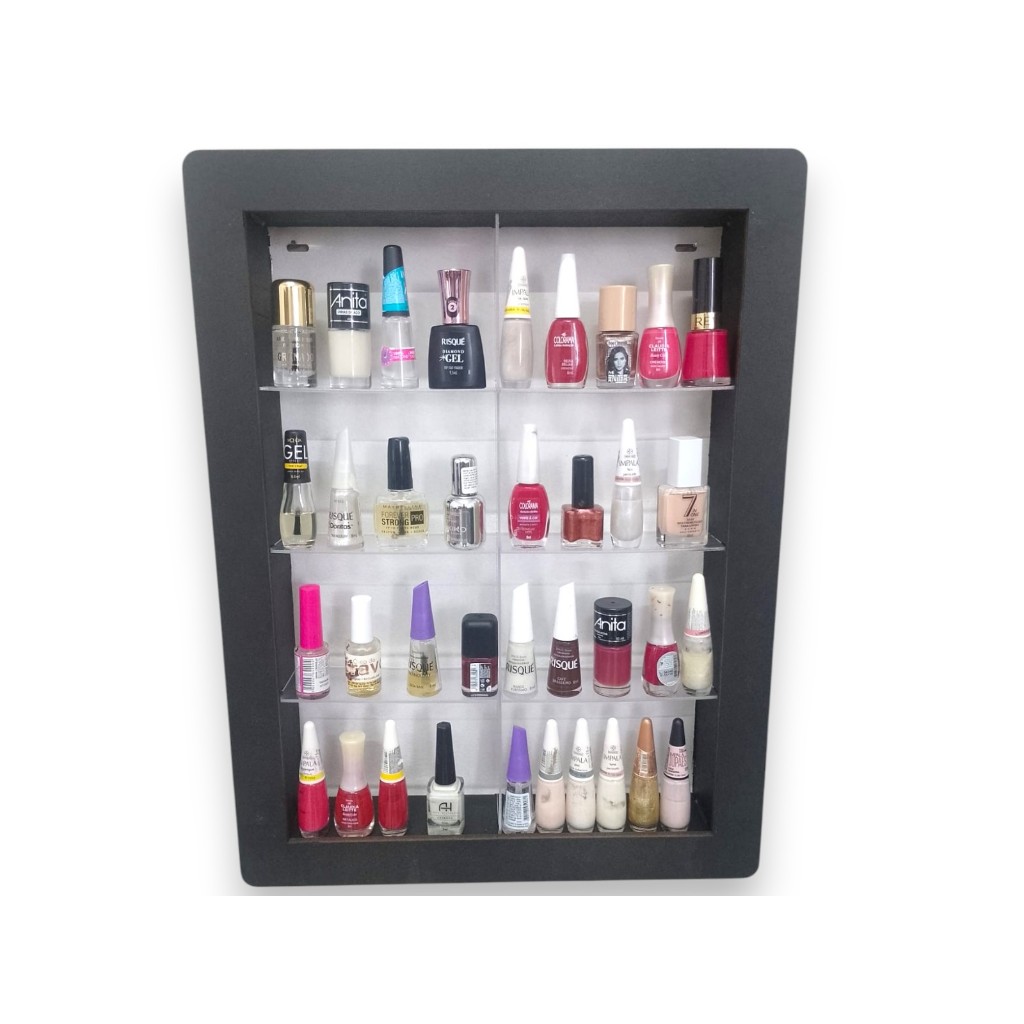 Prateleira Para Esmaltes Expositor Porta Esmaltes Parede