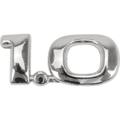 Emblema Letreiro 1.0 linha volkswagem 1996 a 1998 Cromado GOL FOX