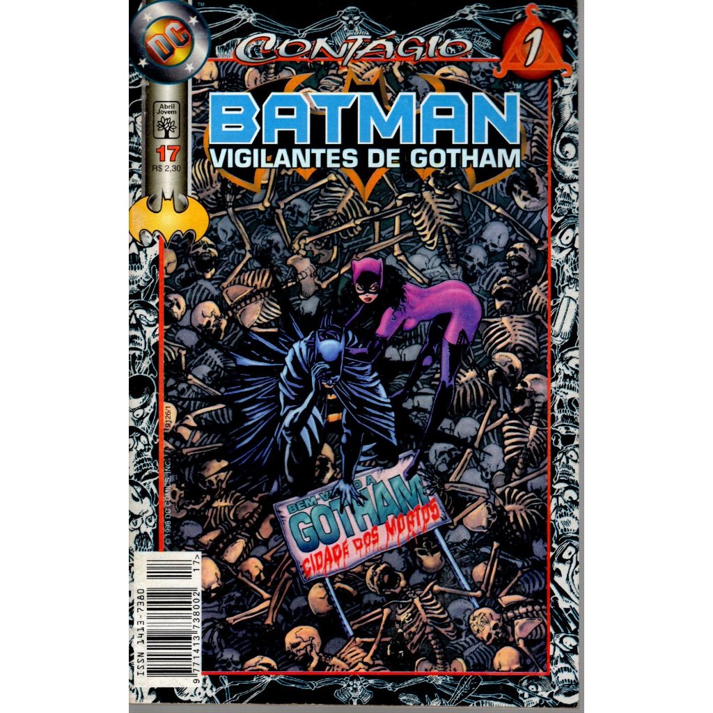 Gibi - HQ Batman - Vigilantes de Gotham n° 17 - Contágio 1 - Bem-Vindo a Gotham Cidade dos Mortos
