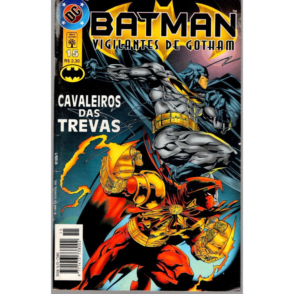 Gibi - HQ Batman - Vigilantes de Gotham n° 15 - Os Cavaleiros das Trevas