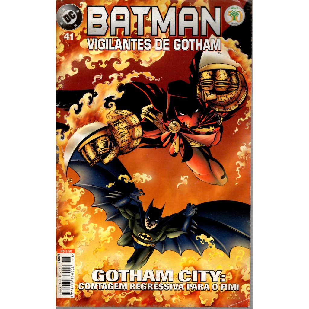 Gibi - HQ Batman - Vigilantes de Gotham n°41  - Gotham City: Contagem Regressiva Para o Fim!