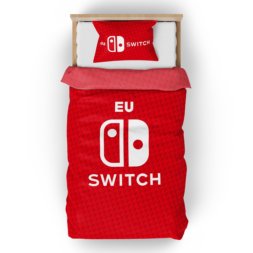 Jogo de Cama SOLTEIRO Gamer Fanboy - EU JOGO SWITCH