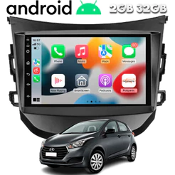 Central Multimidia Android Hb20 2012 a 2019 Gps Wifi Espelhamento Bluetooth Carplay