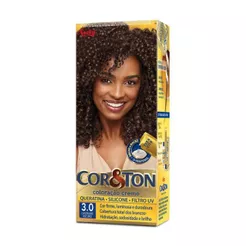 Tinta De Cabelo Cor&Ton Niely Castanho Escuro 3.0