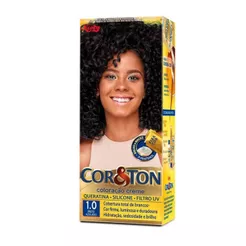 Tinta De Cabelo Cor&Ton Niely Preto Azulado 1.0