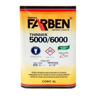 Thinner 5000 Faben 5 litros em Oferta na Shopee