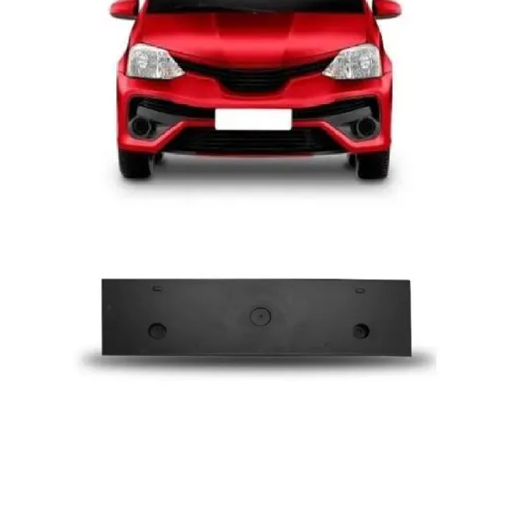 Suporte De Placa Toyota Etios 2017 2018 2019 2020 2021