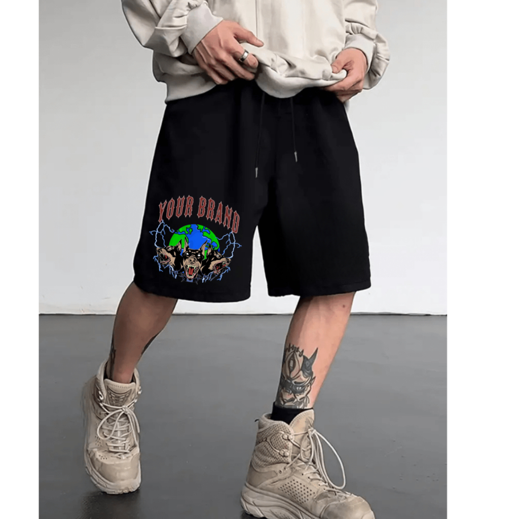Short Bermuda Moletom Musculação Streetwear Treino Academia