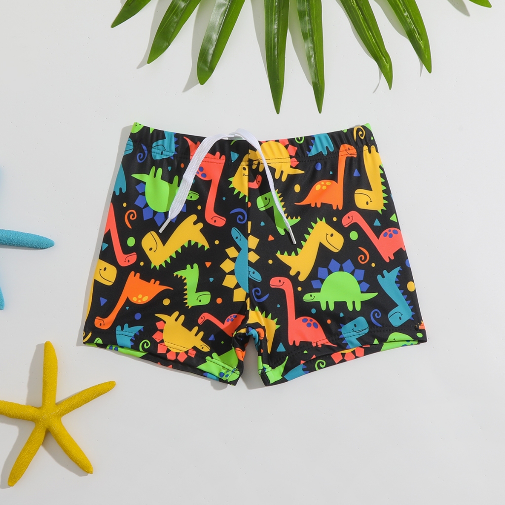 HT VEST Sunga Divertida com Estampa de Dinossauros - Bebês 2024 B3134 em Oferta na Shopee