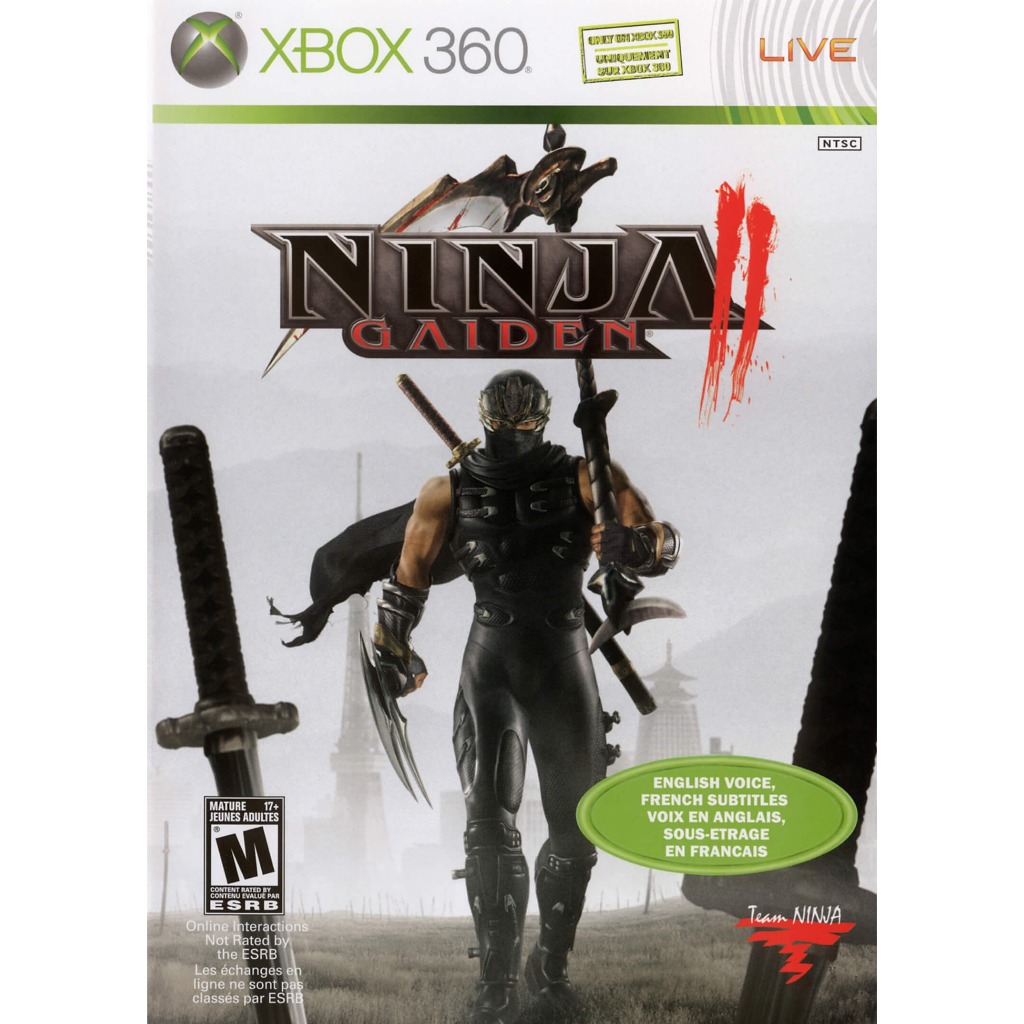 NINJA GAIDEN II - Xbox 360 Desbloqueado LT