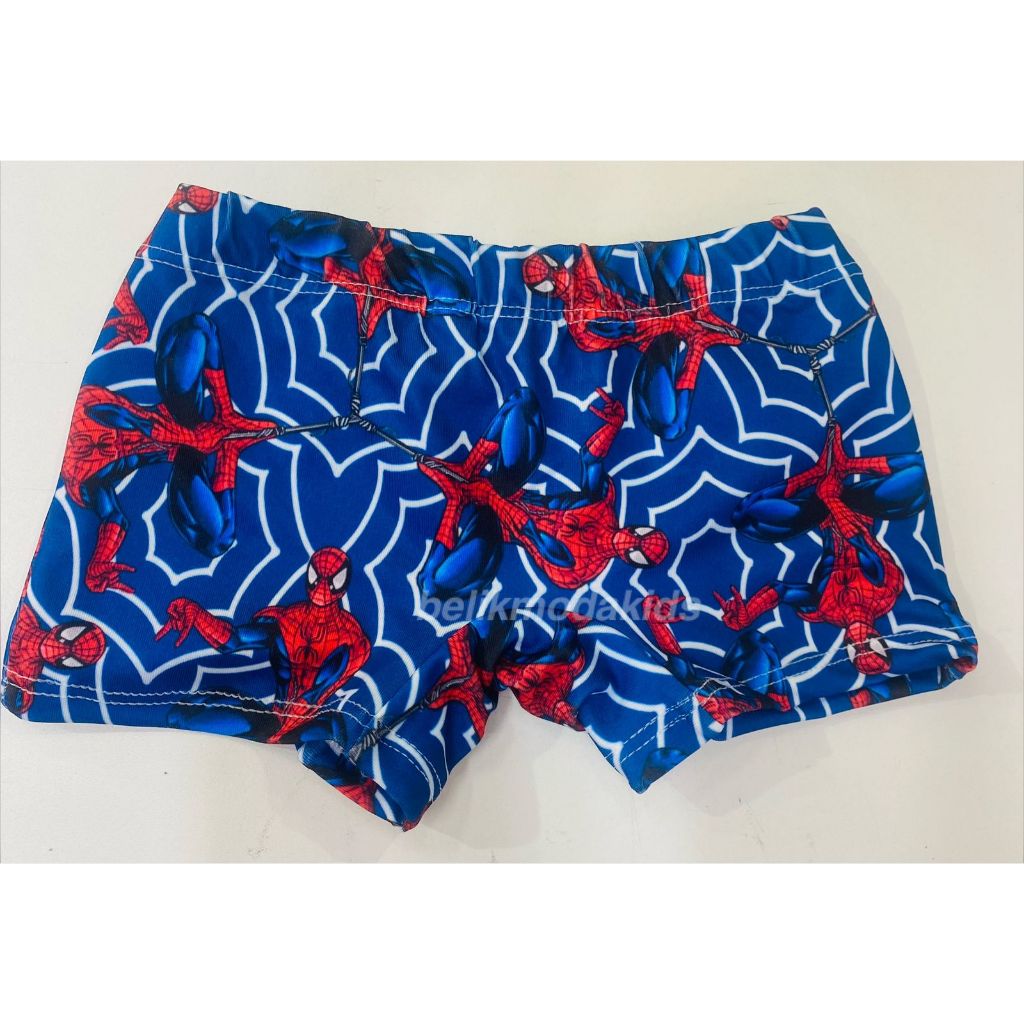 Sunga Infantil Homem Aranha Menino Boxer Roupa De Banho Shorts Praia Piscina Personagens Verão Férias Super Herói