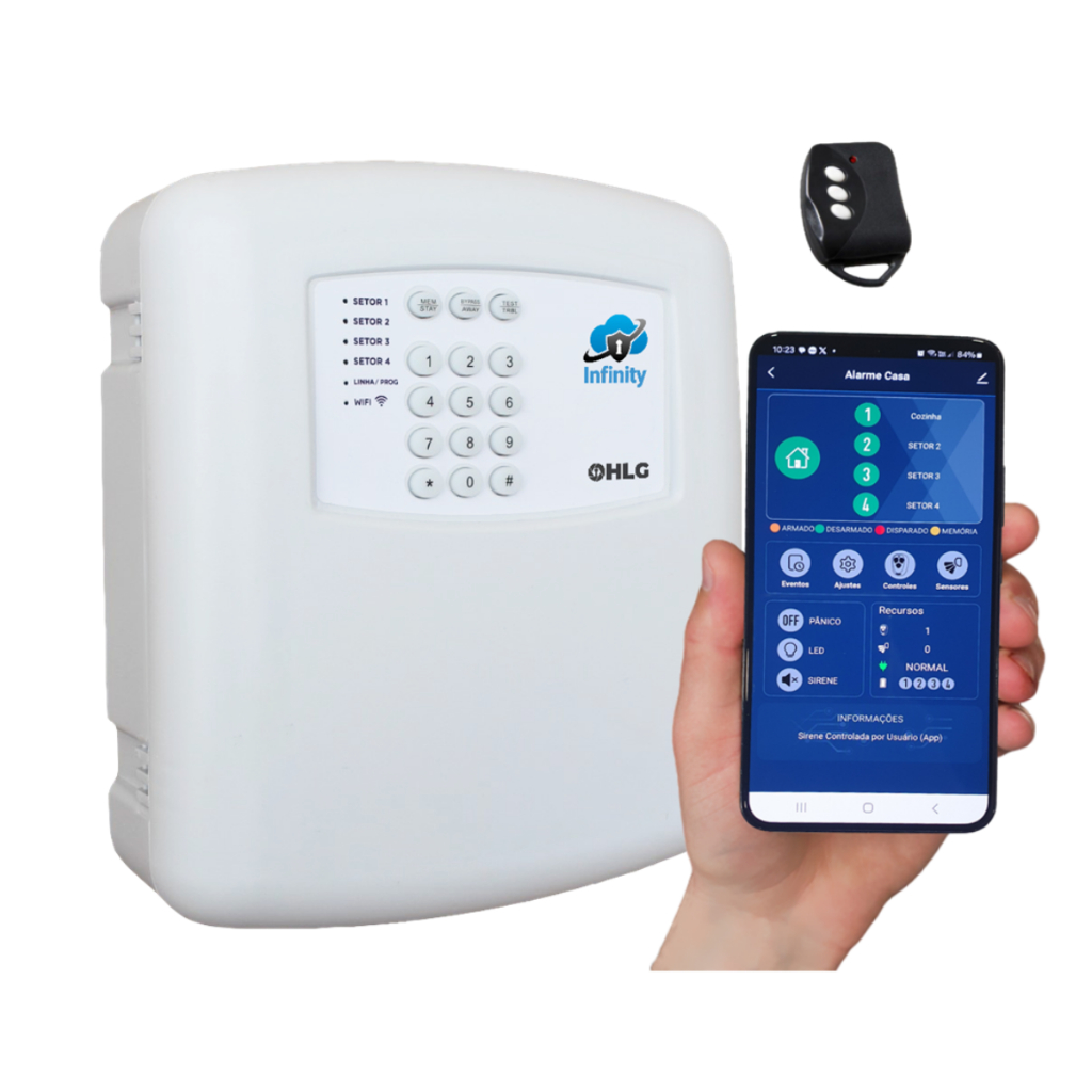 Central de Alarme Residencial Wifi c/ APP Grátis linha Pró em Oferta na Shopee