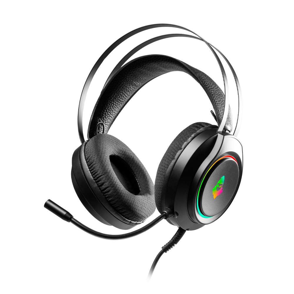 Headset Gamer Mancer Crater, RGB, Drivers 50mm, Preto, MCR-CRT-RGB01 - Audio