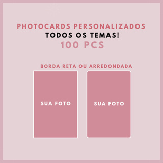 kit Photocards Personalizados FANMADES 100 Unidades em Oferta na Shopee