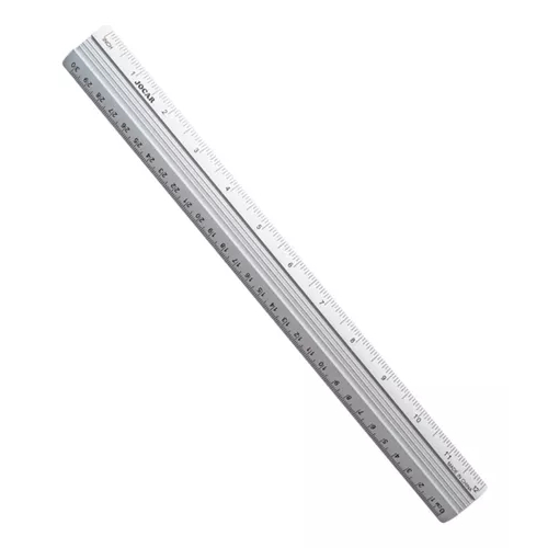 Régua de Alumínio 30 cm Régua de Aço