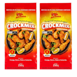 Mistura Farinha Para Empanar Sem Glútem 250g Crockmix Tradicional