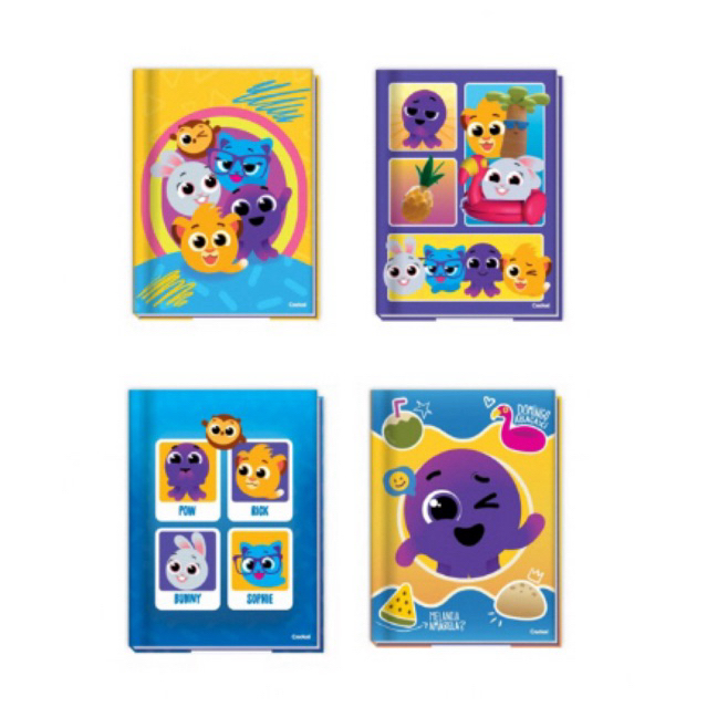 Caderno Brochurao Capa Dura 80 Folhas Bolofofos Credeal em Oferta na Shopee