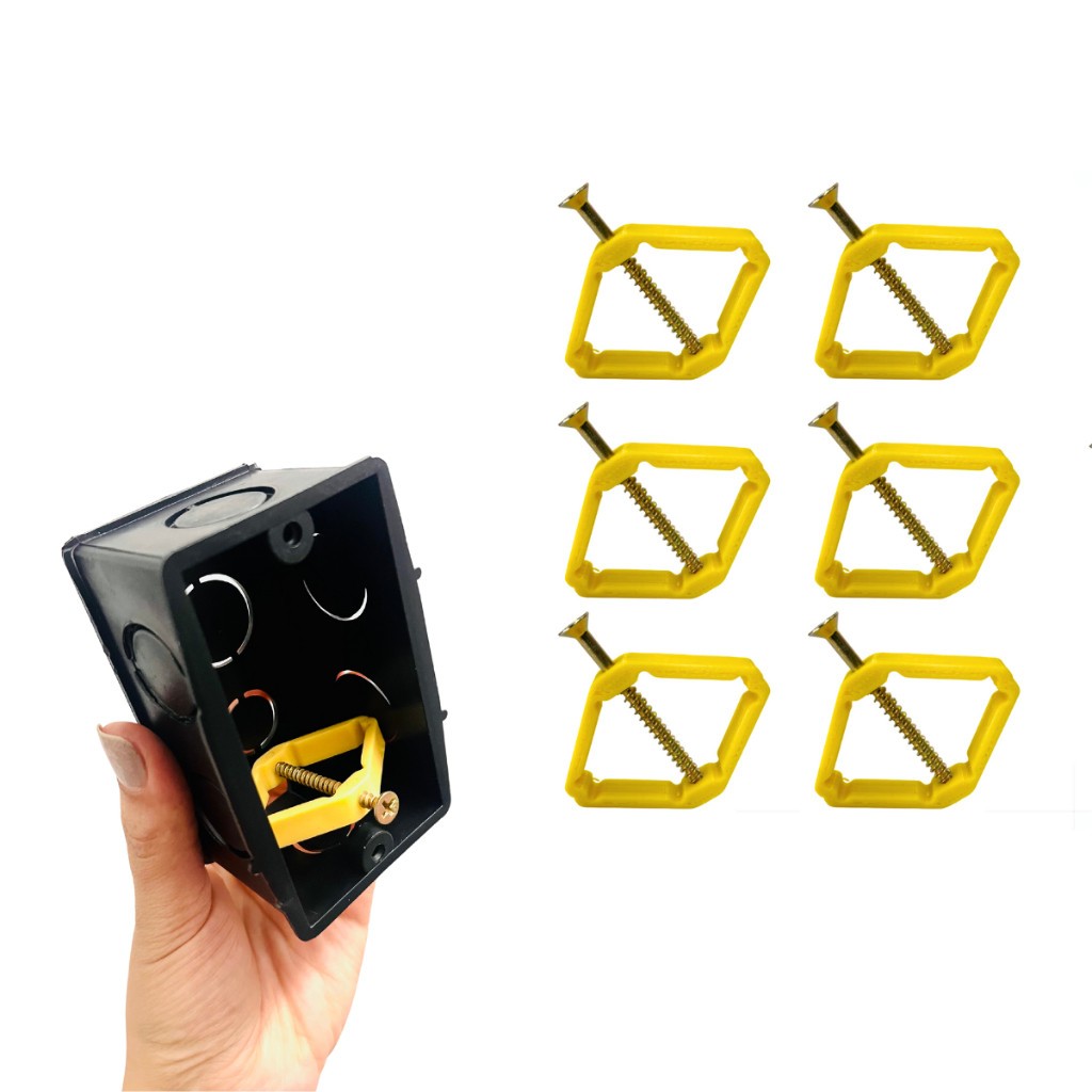 Reparo Salva Abas Caixinha De Luz 4x2 Salva Construção Caixinha 4x2 Obras Tomada Fios Conduite, em Oferta na Shopee