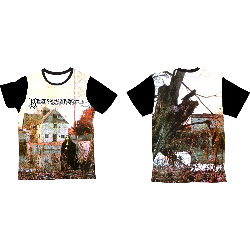 Camisa Camiseta Black Sabbath Albúm Black Sabbath Tecido Dry Fit Poliéster