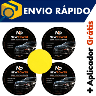 Cera Revitalizadora de Plástico New Power - Produto Oficial 4 Unidades em Oferta na Shopee