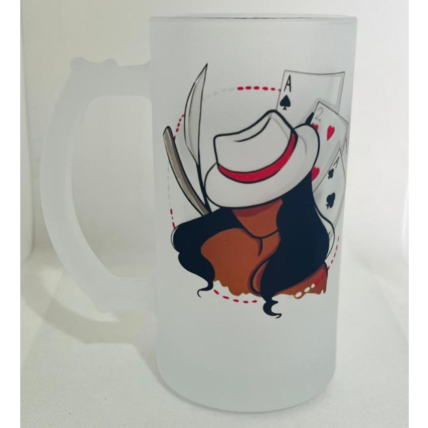 Caneca De Chopp 7 Navalhas - Umbanda Malandragem Jurema - Malandragem de Mulher